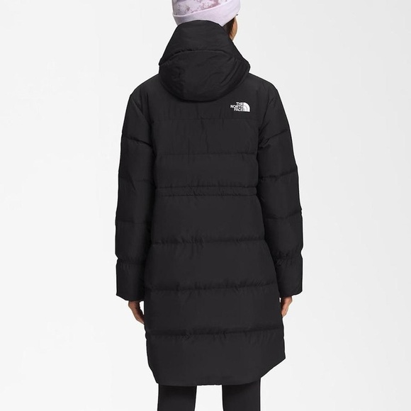 The North Face Women's Long Black Puffer Jacket - Picture 4 of 5